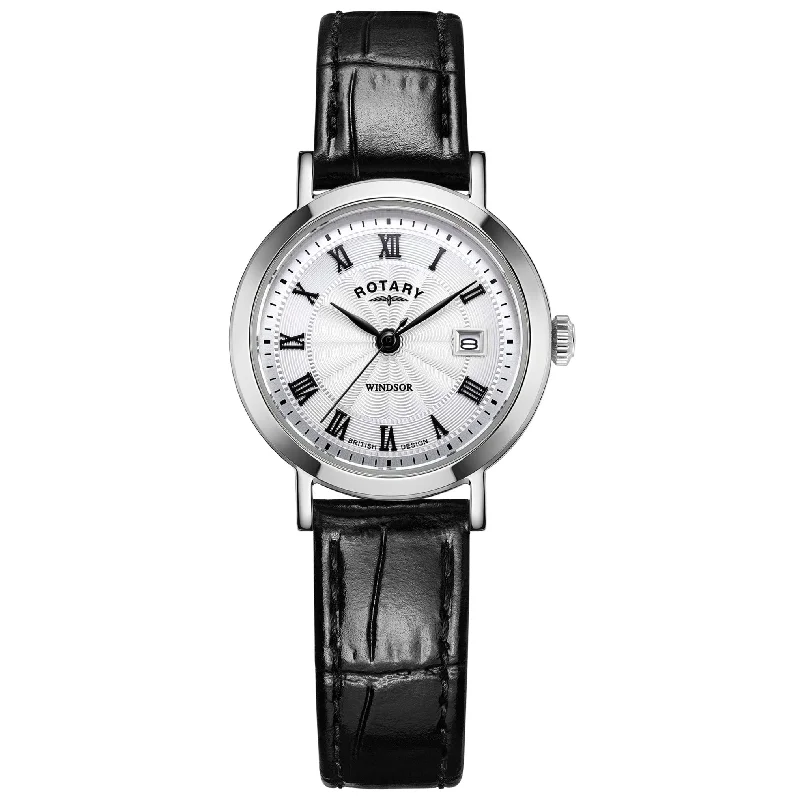 Analog-Digital Hybrid Watches for Dual FunctionalityRotary Windsor Ladies Silver Watch LS05420/01