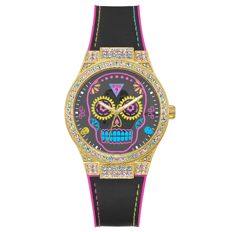 Watches with Glossy Finish Cases for a Shiny AppealGuess GW0505L1 Ladies Calaverta Gold Watch