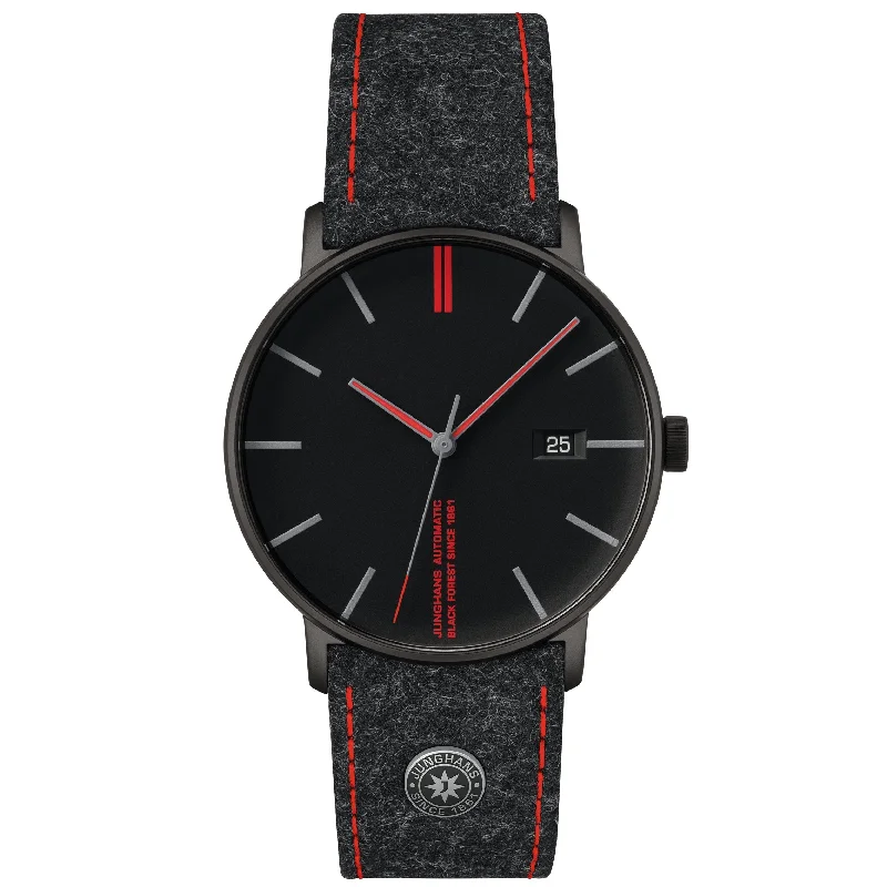 Watches with Skeletonized Hands for a Modern TwistJunghans Form A Edition 160 Men's Black Watch 27/4131.00