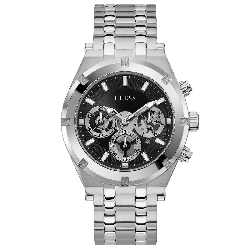 Limited Edition Watches for Exclusive CollectorsGuess GW0260G1 Men's Continental Silver Watch