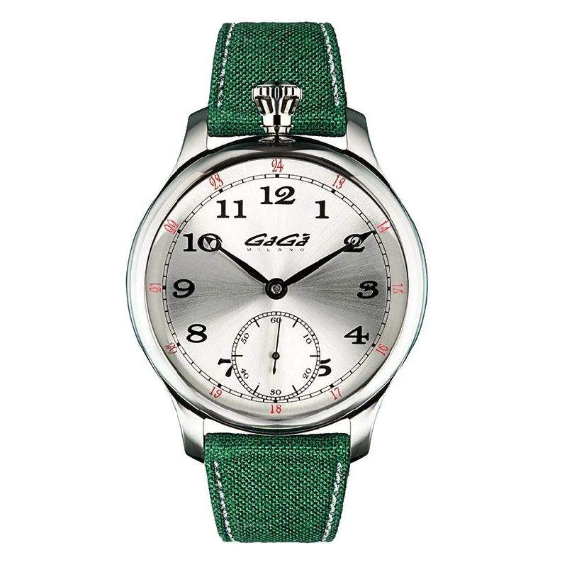 Watches with Dauphine-Style Hands for an Elegant LookGaGà Milano Watch Classic Steel Green 8040