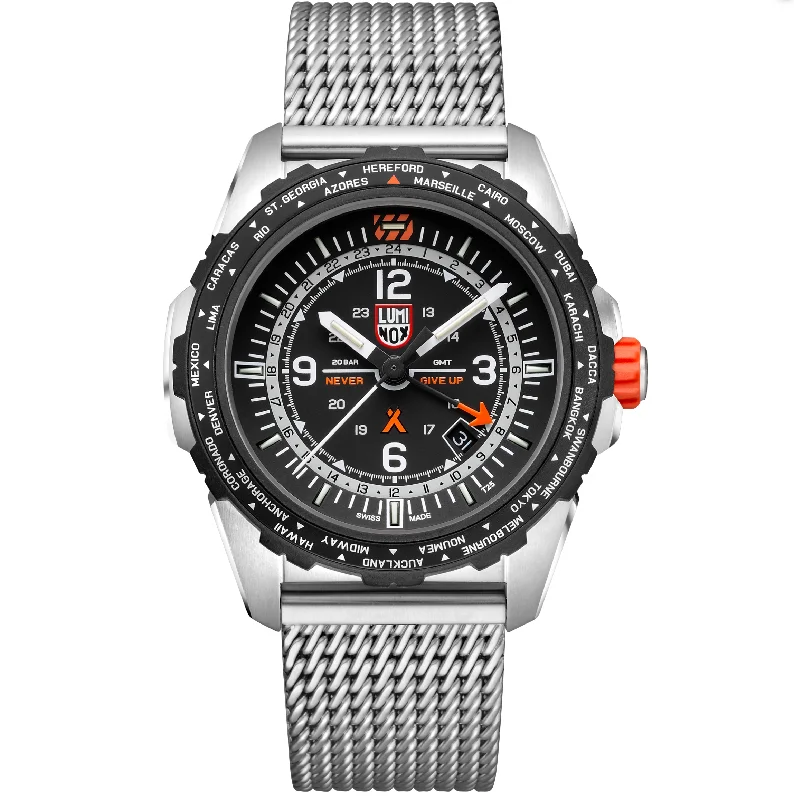 Minimalist Analog Watches for Everyday WearLuminox Bear Grylls Survival GMT Men's Silver Watch XB.3762