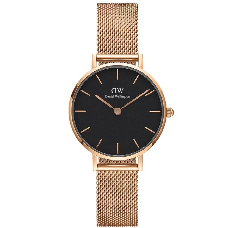 Dressy Watches for Evening EventsDaniel Wellington Petite Melrose Ladies Rose Gold Watch DW00600217