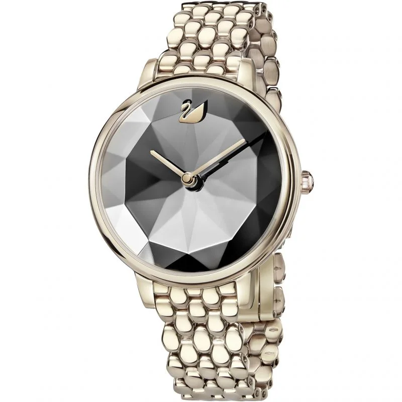 Stainless Steel Mesh Strap Watches for a Sleek LookSwarovski Watch Crystal Lake Yellow Gold Grey 5416026