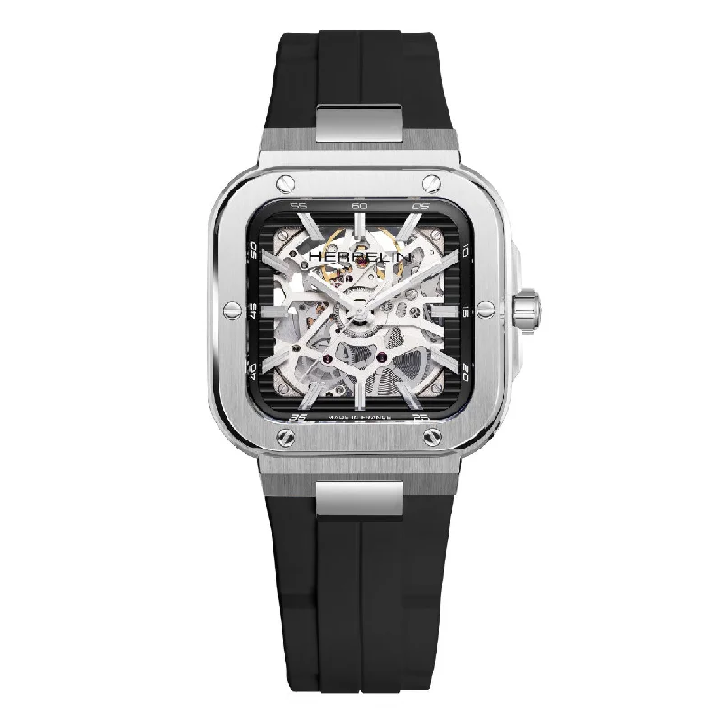 Watches with Temperature SensorHerbelin Cap Camarat Skeleton Men's Black Watch 1646SQ14CA