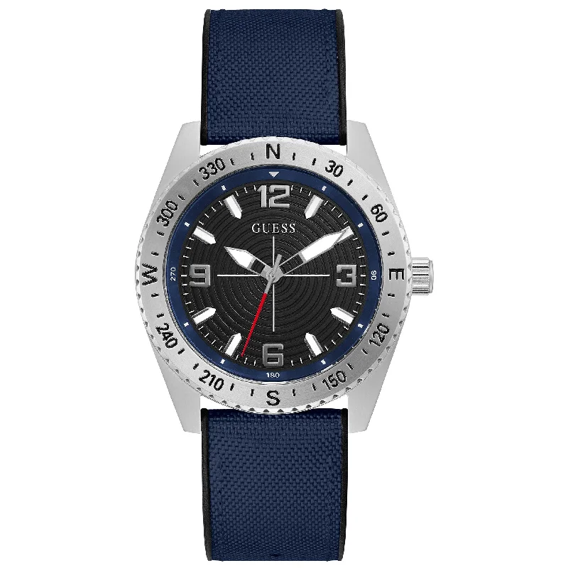 Watches with Baton-Style Hands for a Classic LookGuess GW0328G1 Men's North Blue Watch