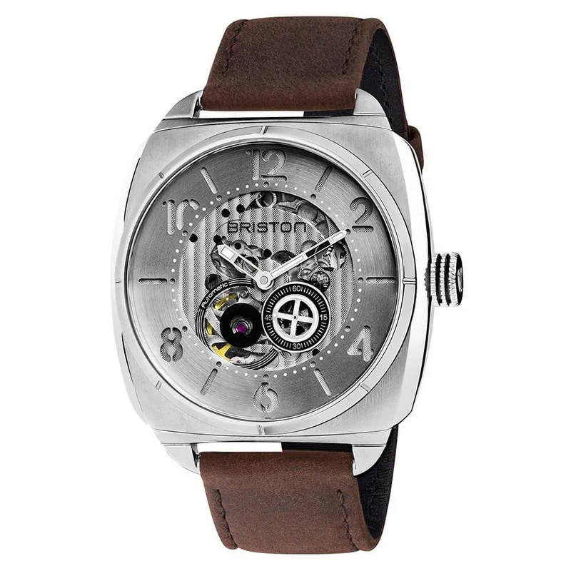 Outdoor Adventure Watches with CompassBriston Brown Streamliner Skeleton Automatic Watch 201042.S.SK.2.C