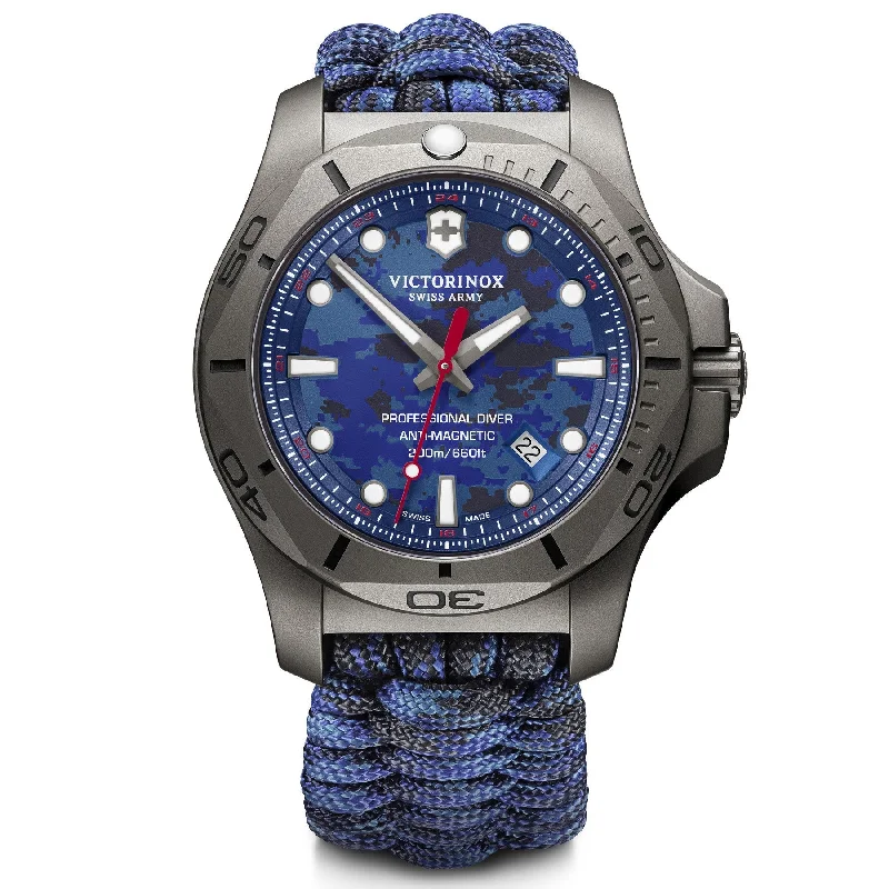 Watches with Sword-Style Hands for a Distinctive LookVictorinox I.N.O.X. Pro Diver Titan Men's Blue Watch 241813