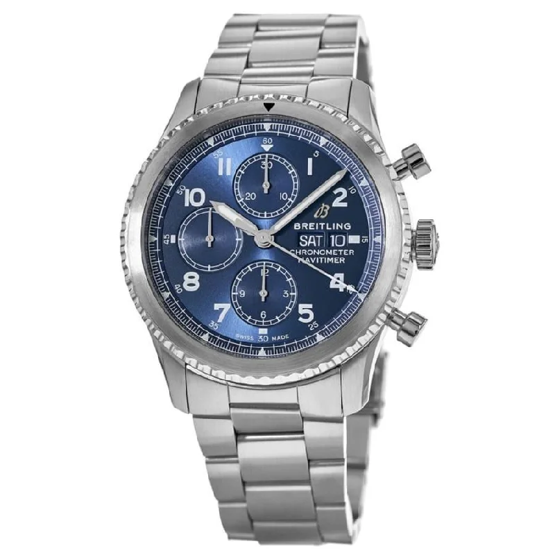 Watches with Stainless Steel PVD Coating for Scratch ResistanceBreitling Men's A1331410-C997-189A Navitimer 8 Chronograph Stainless Steel Watch