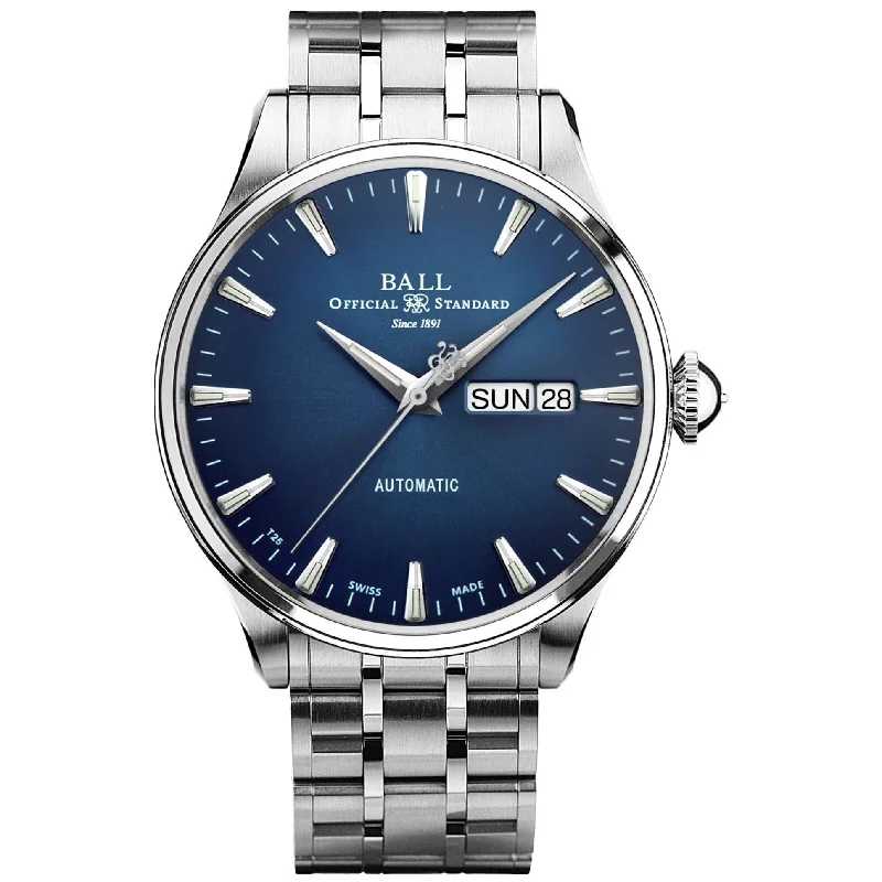 Alloy Cased Watches for Affordable QualityBall Trainmaster Eternity Men's Blue Watch NM2080D-S1J-BE