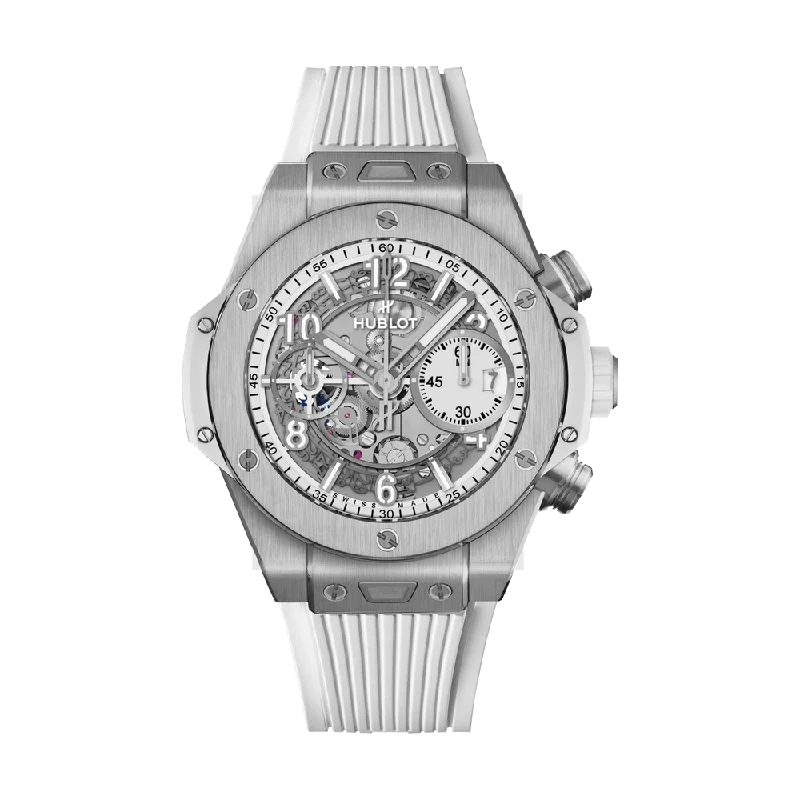 Watches with Glossy Finish Cases for a Shiny AppealBig Bang Unico Titanium White