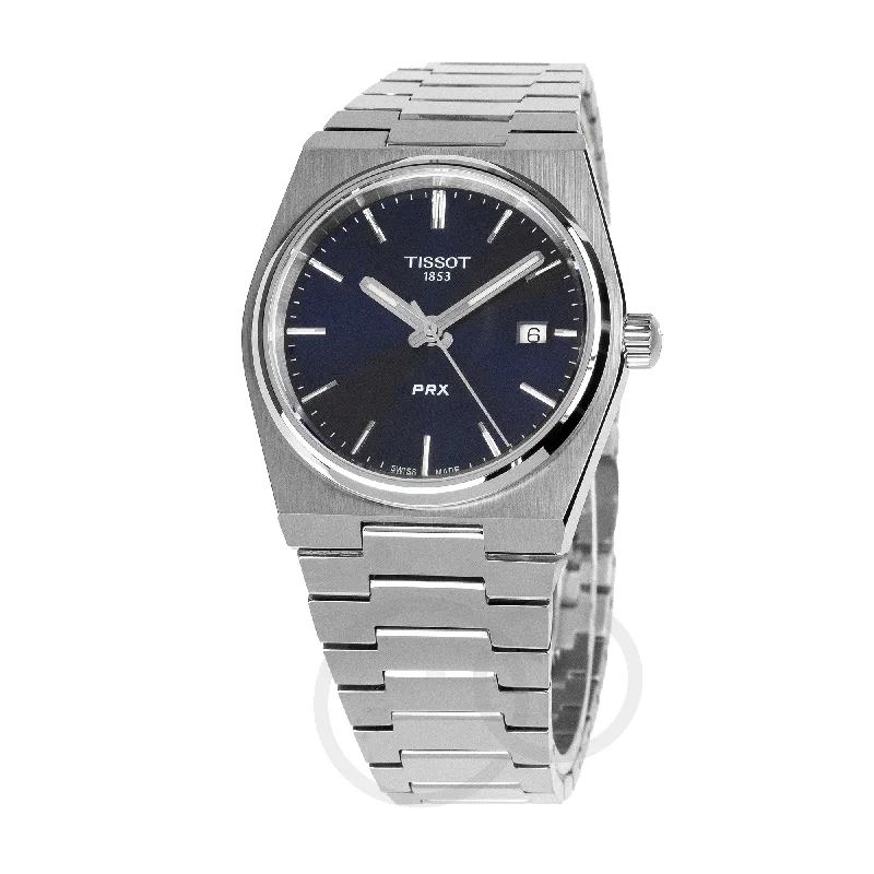 Casual Watches for Weekend OutingsTissot Prx 35Mm Unisex Blue Watch T1372101104100