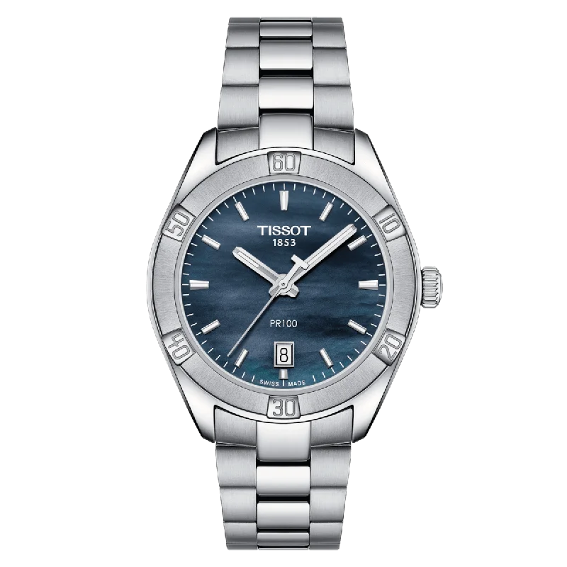 Watches with Dauphine-Style Hands for an Elegant LookTissot Pr 100 Sport Chic T101.910.11.121.00