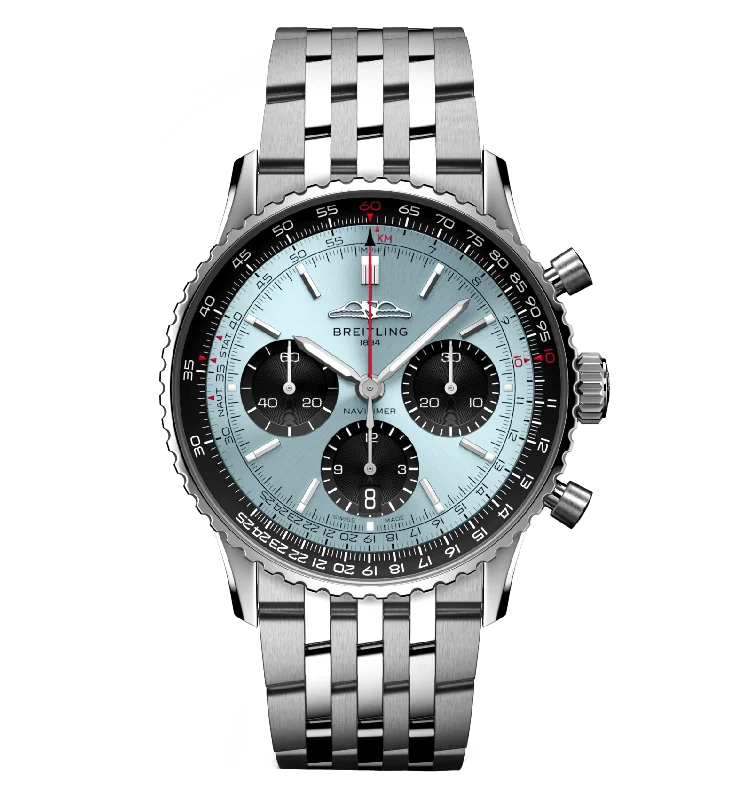 Limited Edition Watches for Exclusive CollectorsBreitling Navitimer B01 Chronograph 41 Watch with Ice Blue Dial