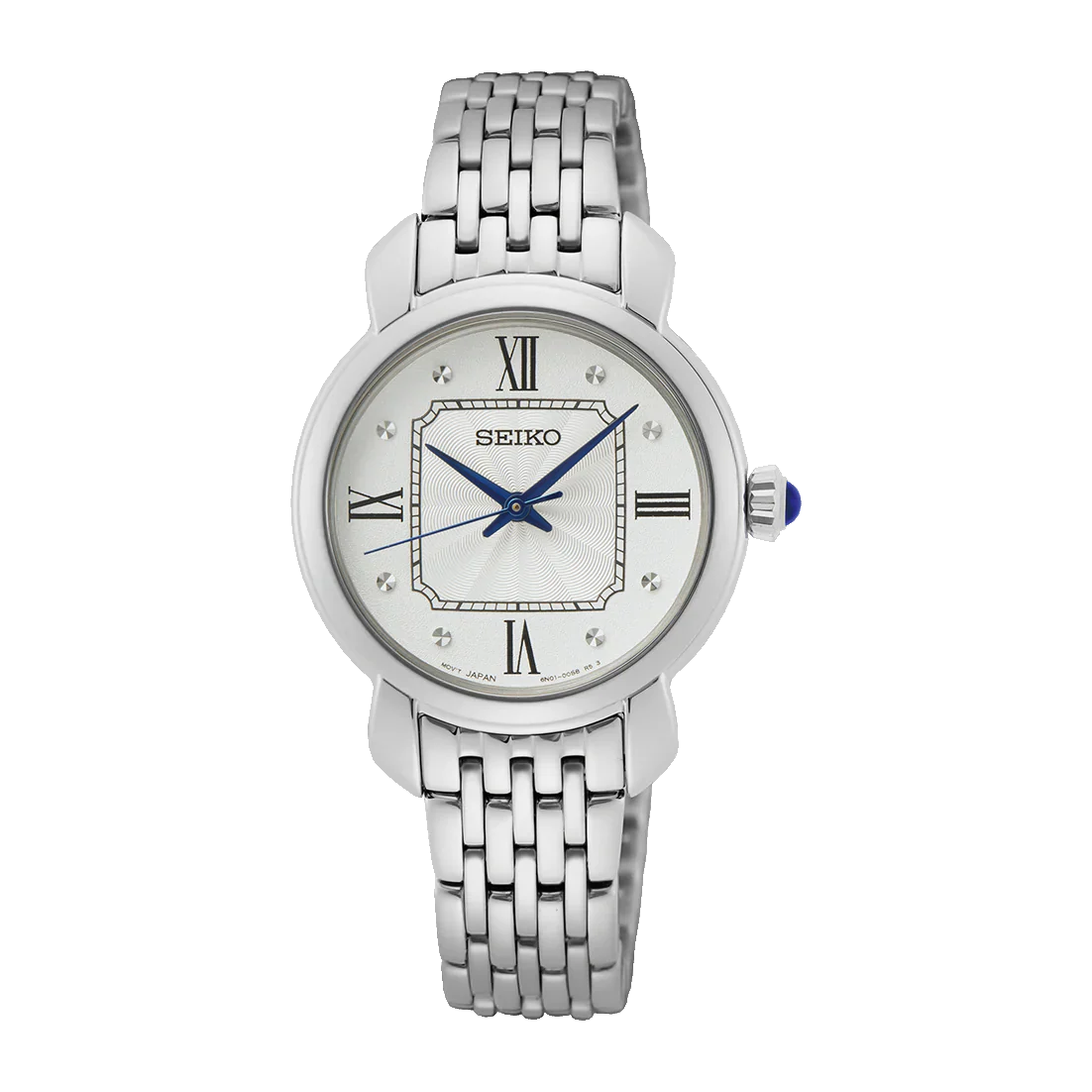 Fashionable Quartz Watches for Women with Leather StrapsSeiko Conceptual Classic Ladies White Watch SUR497P