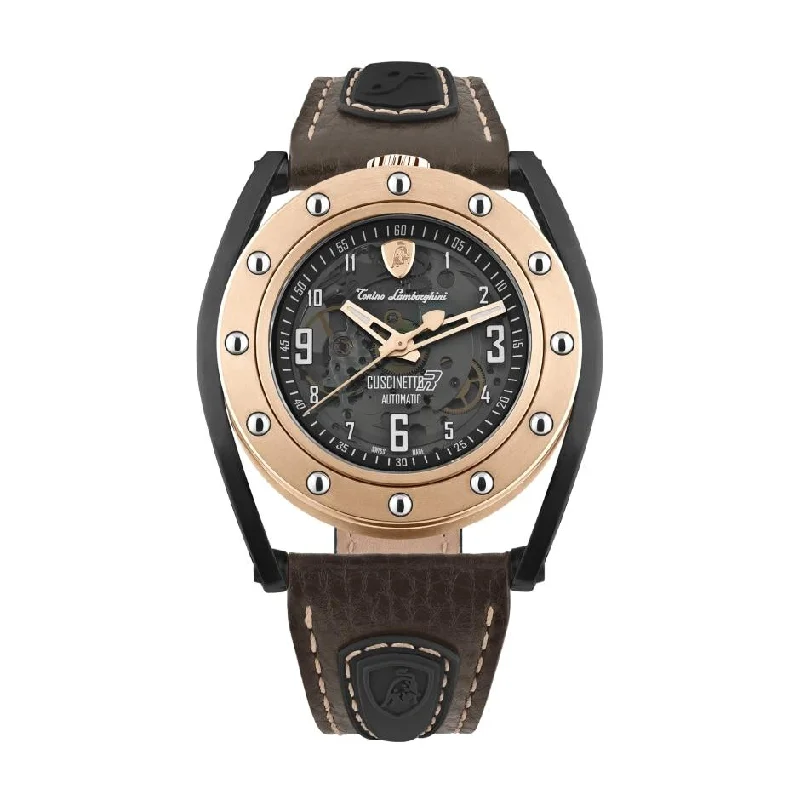 Minimalist Analog Watches for Everyday WearTonino Lamborghini Cuscinetto R Watch Rose Gold TLF-T02-5