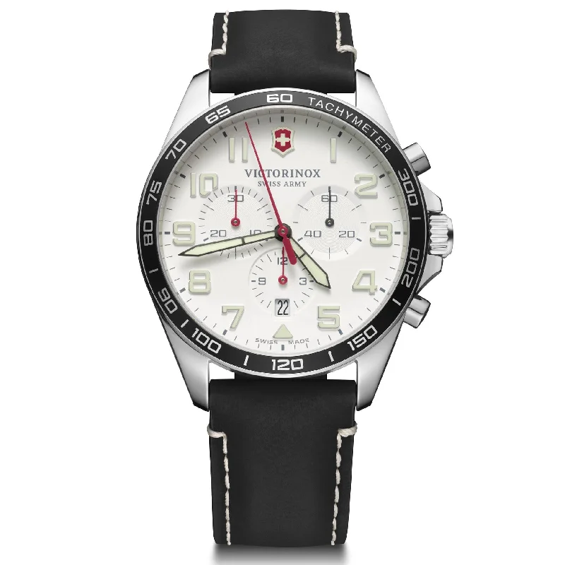 Square Dial Watches with Modern DesignVictorinox FieldForce Chrono Men's Black Watch 241853