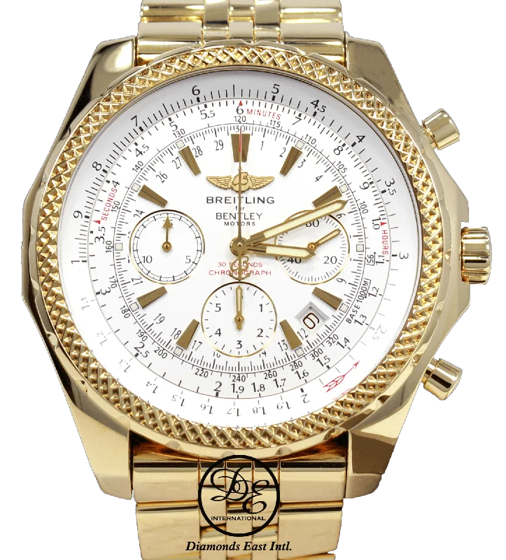 Analog-Digital Hybrid Watches for Dual FunctionalityBreitling Bentley Motors Special Edition K25362 18K Yellow Gold Chronograph PAPERS