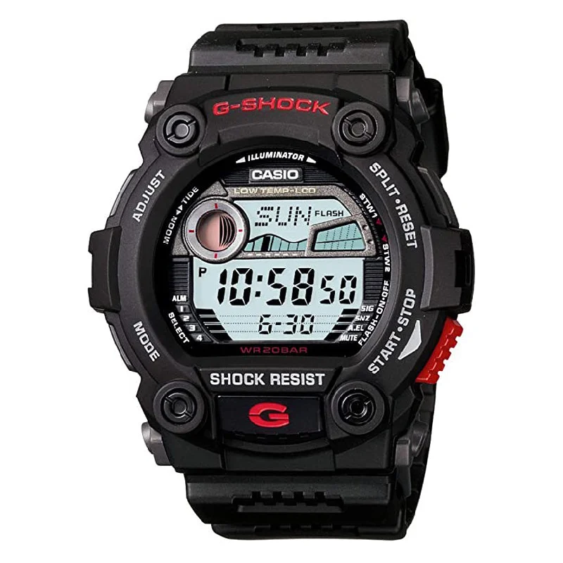 Classic Style Watches for Timeless AppealCasio G-Shock Watch Men's G-Rescue Black Red G-7900-1DR