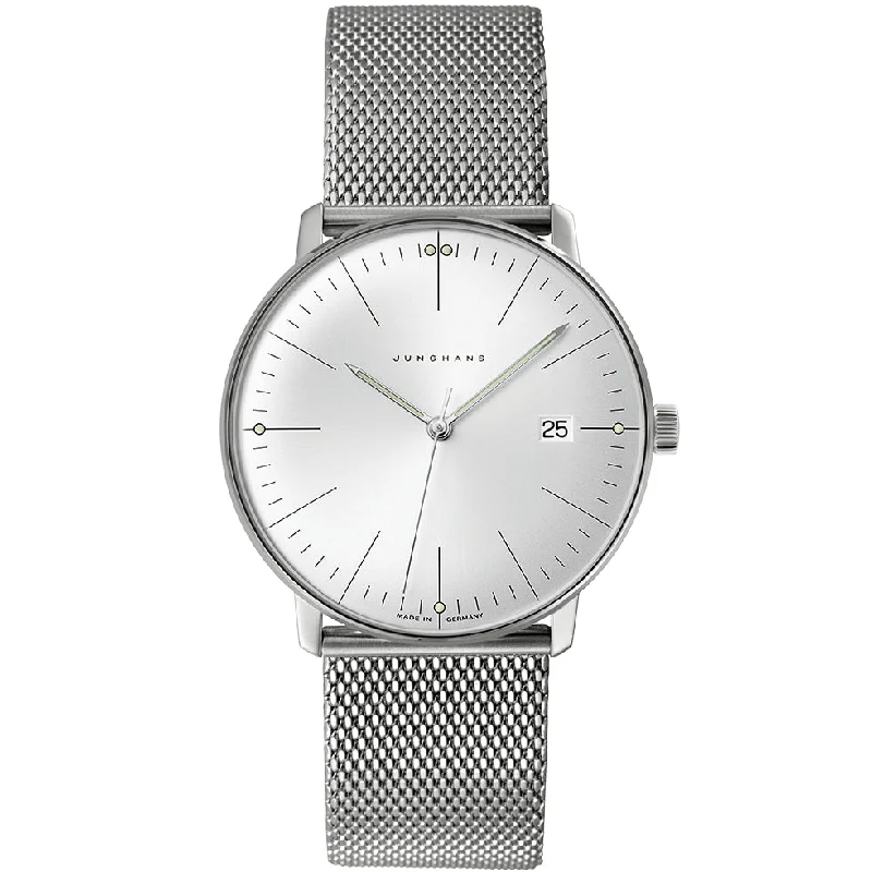 Watches with Matte Finish Cases for a Sophisticated LookJunghans Max Bill Quartz Gent's Steel Watch 41/4463.46