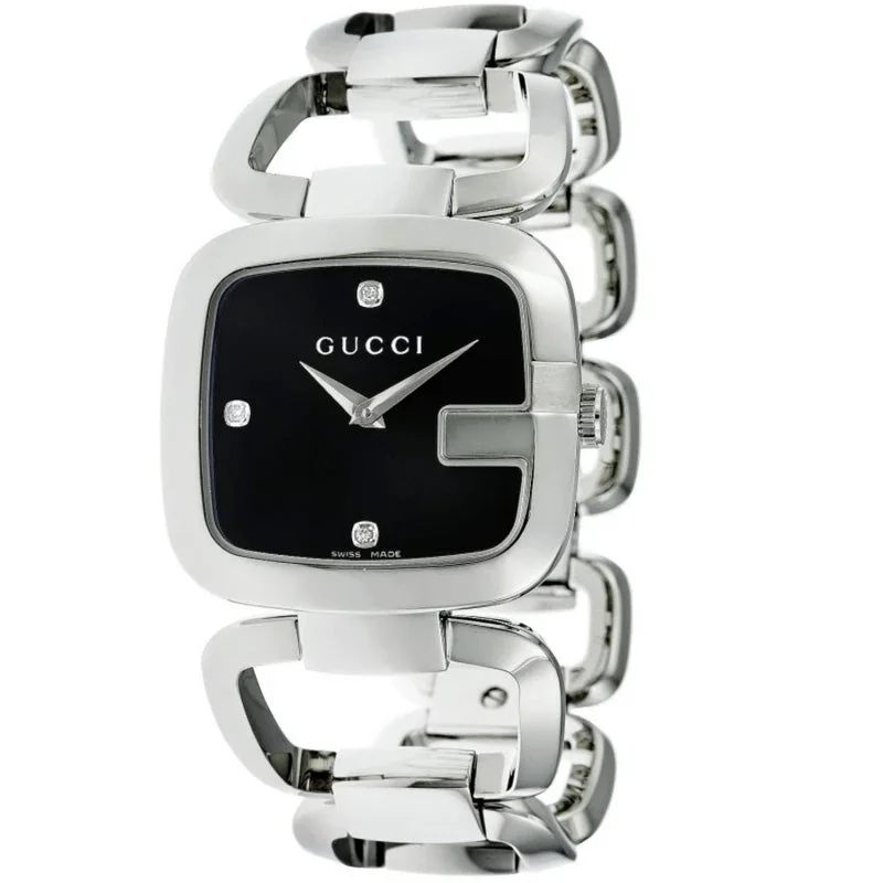 Watches with Skeletonized Hands for a Modern TwistGucci G-Gucci Ladies Watch YA125406