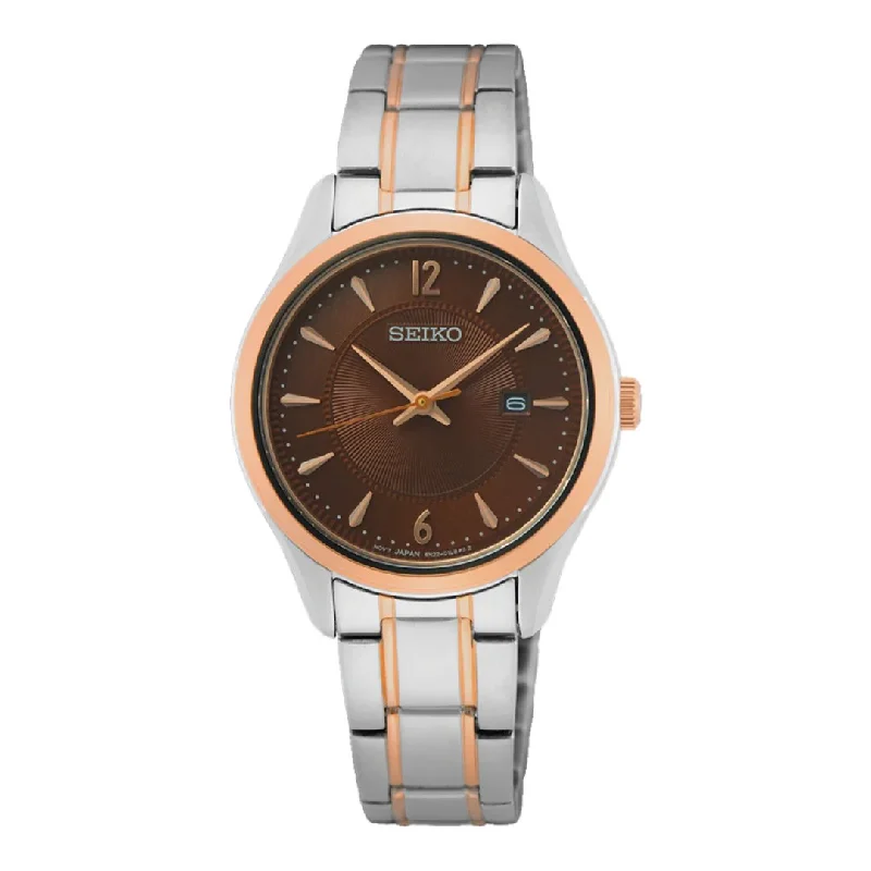 Hybrid Smartwatches with Traditional Watch AestheticsSeiko Classic Brown Ladies Watch SUR476P1