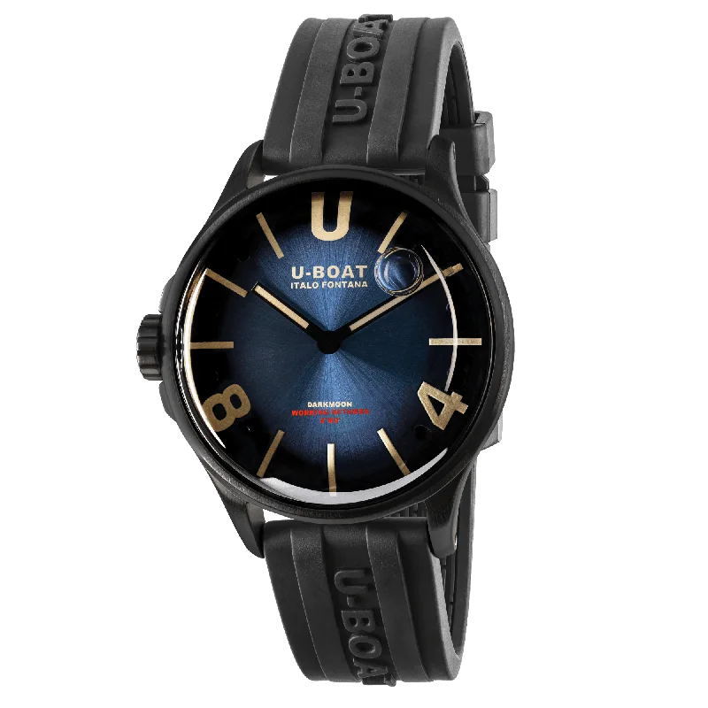 Watches with Sword-Style Hands for a Distinctive LookU-Boat Watch Darkmoon 40 Blue Soleil Black PVD 9020/B