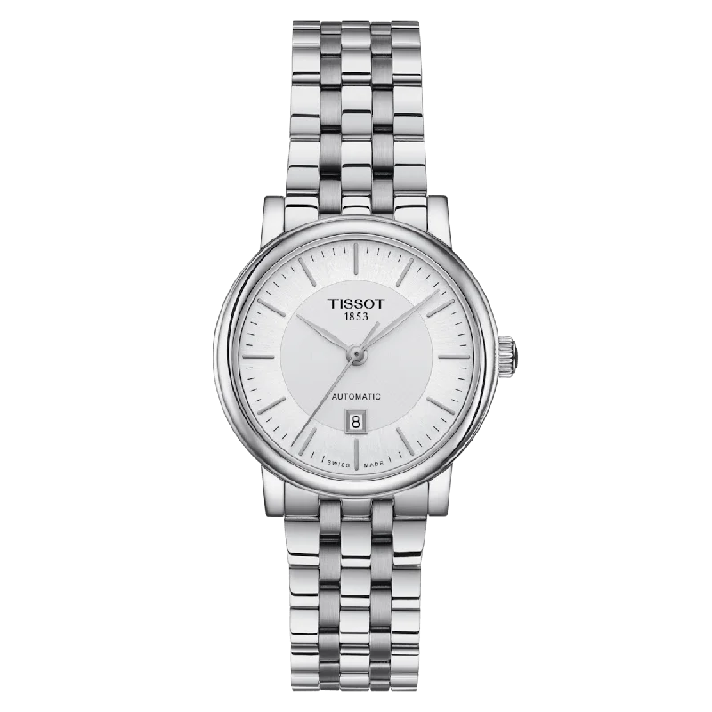 Watches with Skeletonized Hands for a Modern TwistTissot Carson Premium Automatic Lady T122.207.11.031.00