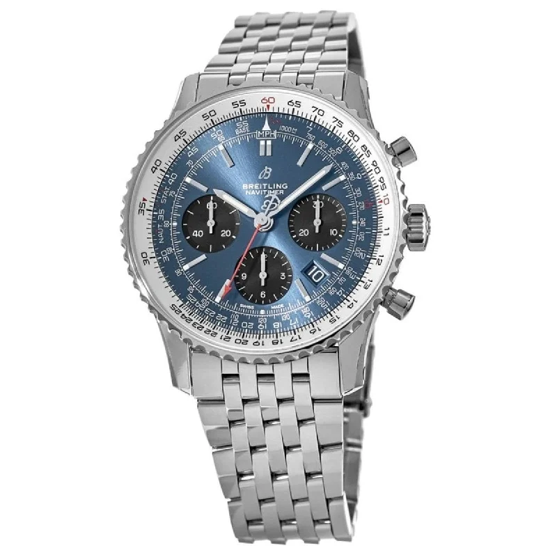 Minimalist Analog Watches for Everyday WearBreitling Men's AB0121211C1A1 Navitimer 1 Chronograph Stainless Steel Watch