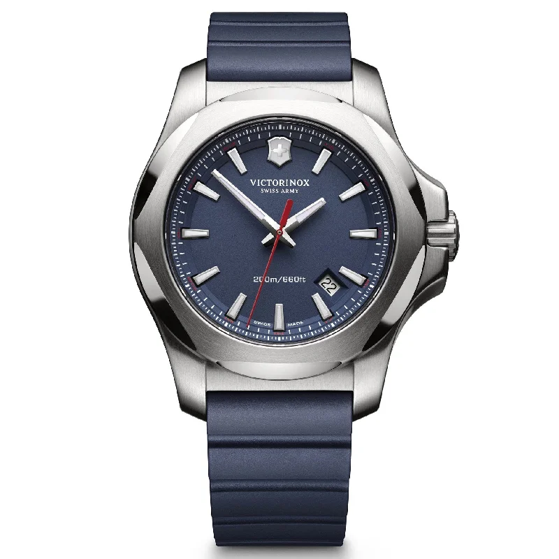 Traveler’s Watches with World Time FunctionVictorinox I.N.O.X. Men's Blue Watch 241688.1