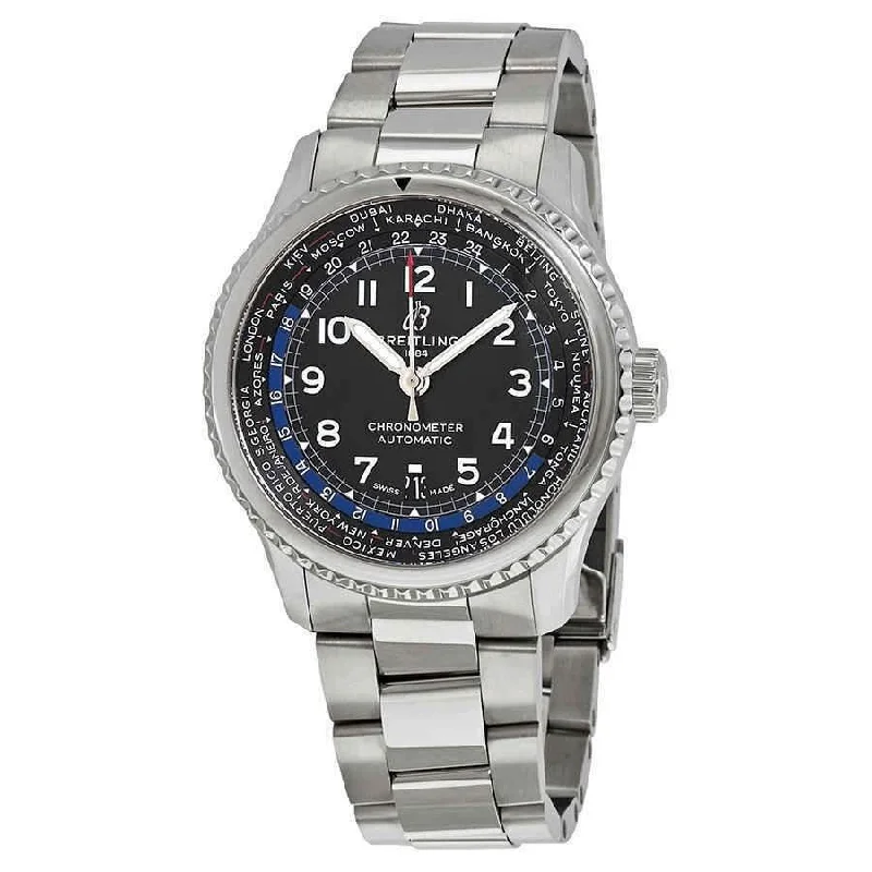 Retro-Inspired Quartz Watches for Retro LoversBreitling Men's AB3521U41B1A1 Navitimer 8 Unitime Stainless Steel Watch