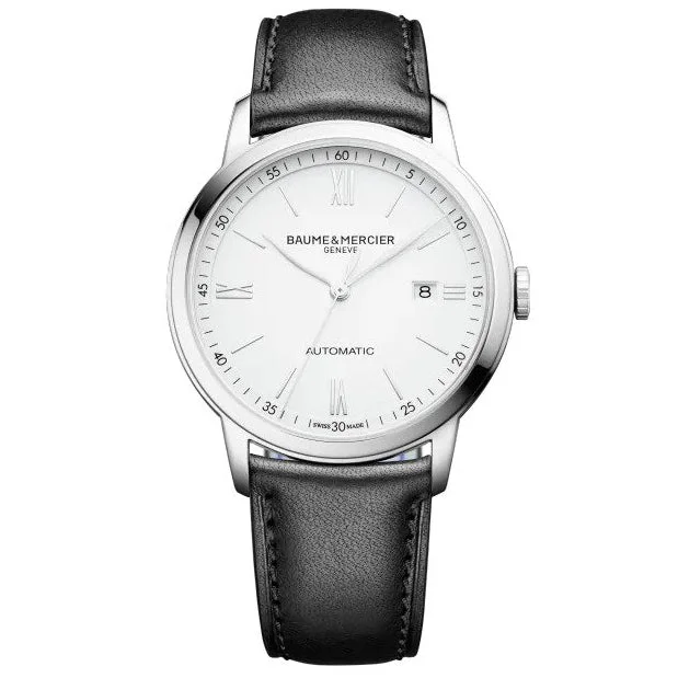 Classic Style Watches for Timeless AppealBaume & Mercier Men's Black Classima Watch 10332