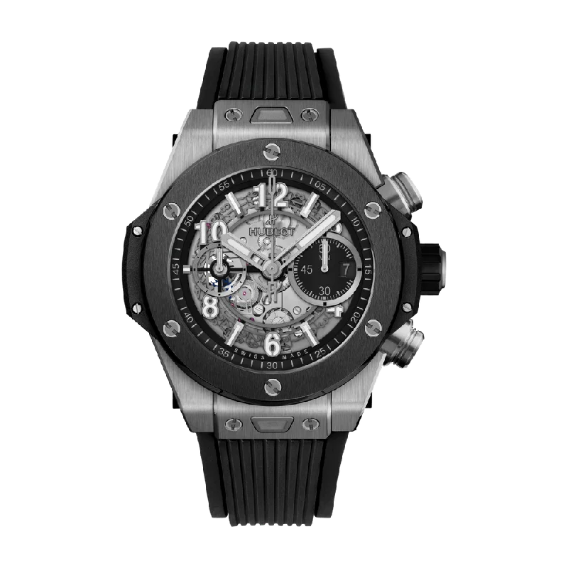 Watches with Multiple Time Zone DisplaysBig Bang Unico Titanium Ceramic