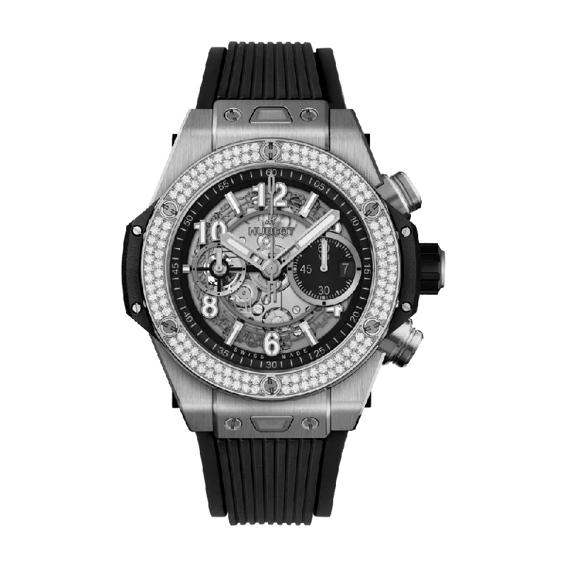 Watches with Matte Finish Cases for a Sophisticated LookBig Bang Unico Titanium Diamonds