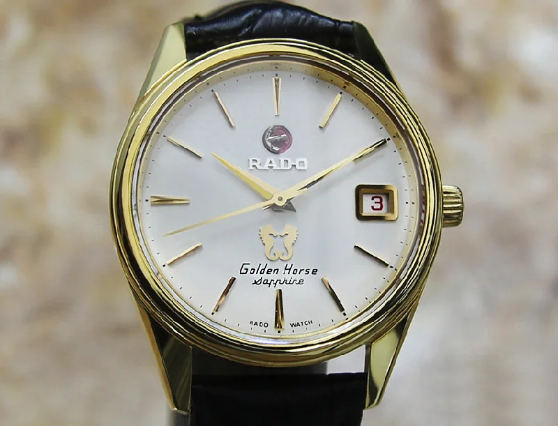 Men’s Dress Watches with Slim ProfilesRado Golden Horse Sapphire Men's Watch