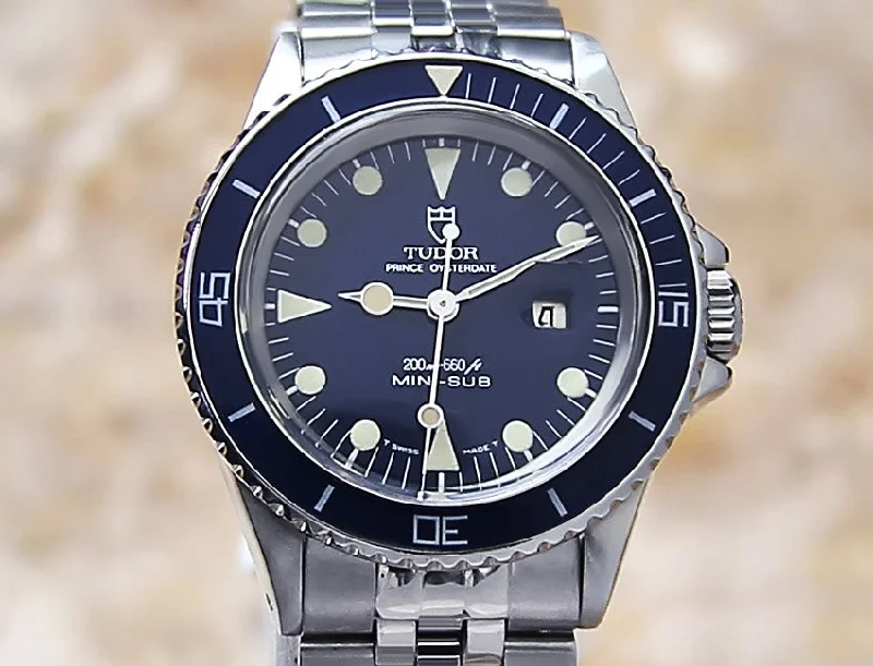 Watches with Rubber Straps for Comfort and DurabilityTudor Rolex Mini Sub Men's Watch