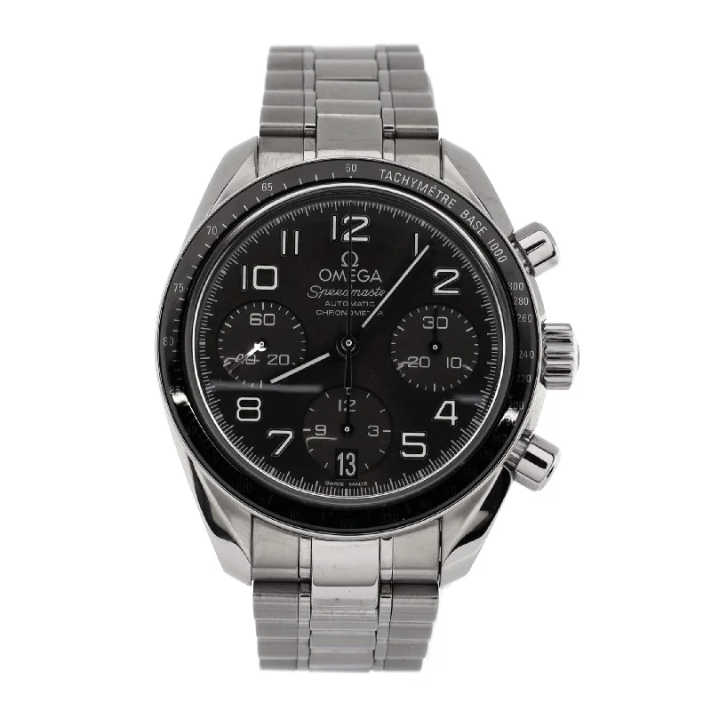 Watches with Backlight for Low-Light ConditionsSpeedmaster Chronograph Automatic Watch Stainless Steel with Ceramic 38