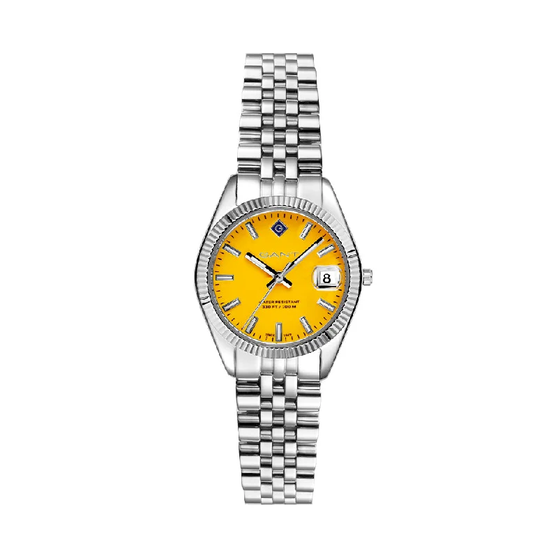 Watches with Backlight for Low-Light ConditionsGant Sussex Mini Ladies Yellow Watch G181009