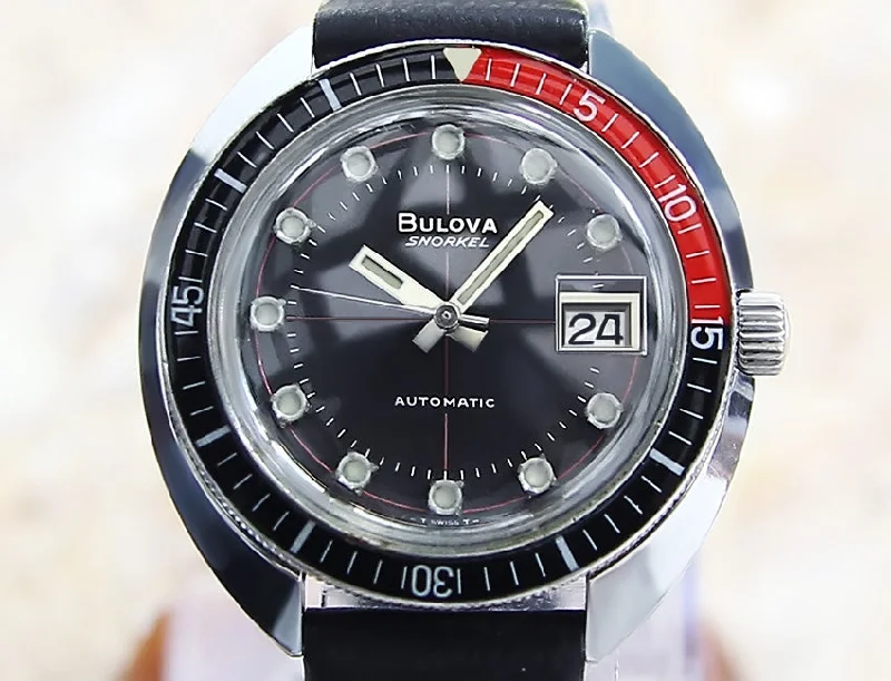 Titanium Cased Watches for Lightweight ComfortRare 1968 Bulova Snorkel Men's Vintage Men's Watch