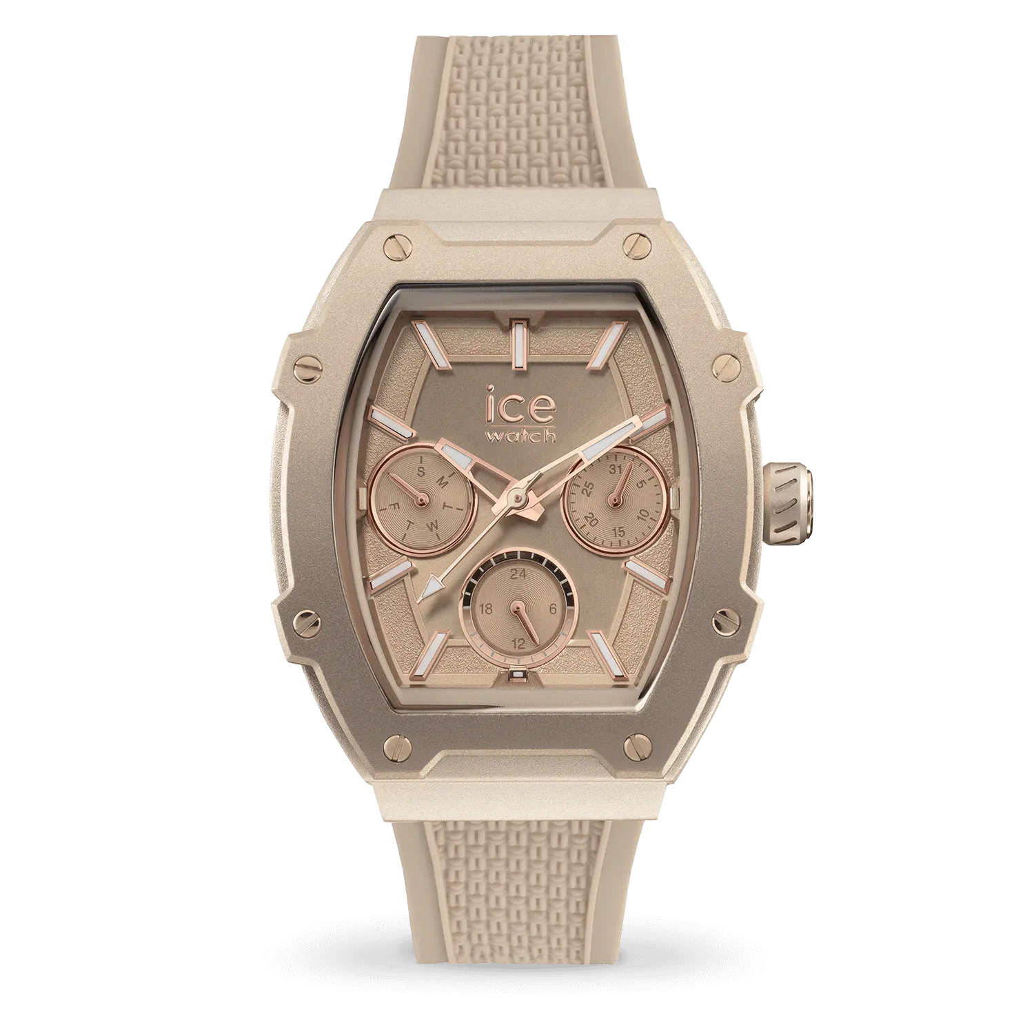 Watches with Temperature SensorICE Boliday Ladies Timeless Taupe Watch 022861