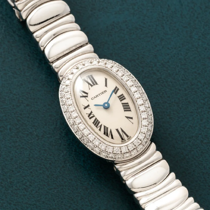 Ceramic Cased Watches with Mother-of-Pearl DialsCartier Baignoire