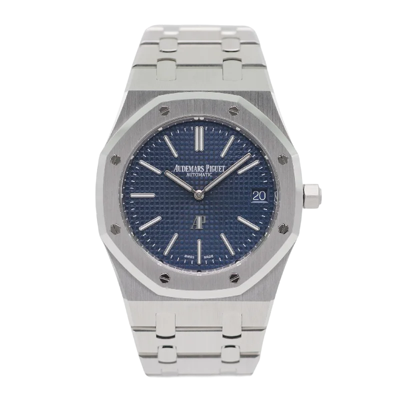 Watches with Glossy Finish Cases for a Shiny AppealAudemars Piguet Royal Oak Jumbo "Extra-Thin" Stahl 16202ST.OO.1240ST.02 - 2024