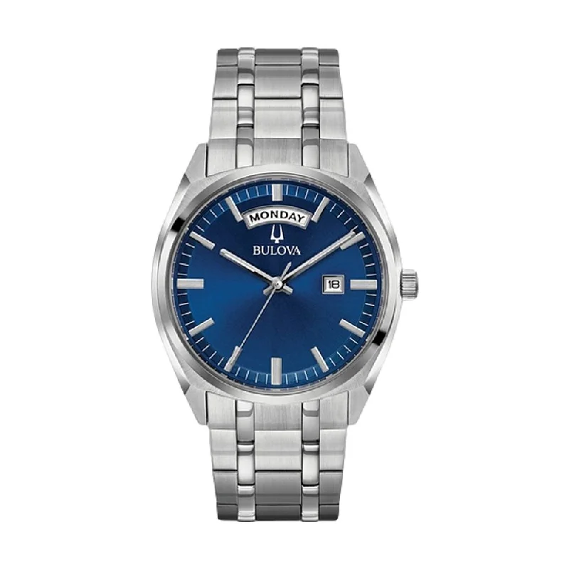 Watches with Luminous Markers for Night VisibilitySurveyor Blue Dial